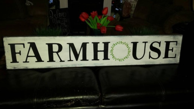 Farmhouse Wood Sign With Wreath Distressed Extra Large Rustic Wall Hanging Primitive Decoration Fixer Upper Housewarming Gift - image 1