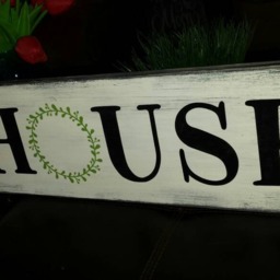 Farmhouse Wood Sign With Wreath Distressed Extra Large Rustic Wall Hanging Primitive Decoration Fixer Upper Housewarming Gift - thumbnail 3
