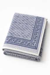 Hand Block Print Kantha Quilt, Indian Cotton Bedspread Throw - 90x108 Inches - thumbnail 1