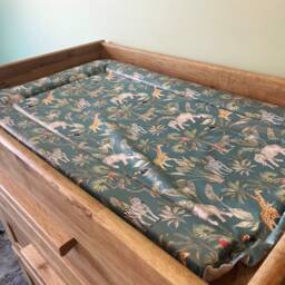 Safari Jungle Baby Changing Mat, Animal Baby Changing Mat, Jungle Mat - thumbnail 2