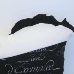 Asymmetric Rectangle Pillow - Medieval Knight, Bird Embroidery - thumbnail 3