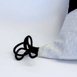 Asymmetric Rectangle Pillow - Medieval Knight, Bird Embroidery - thumbnail 4