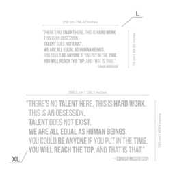 No Talent Here, Typography Wall Art, Office Decor, Home Decal, Vinyl Quotes - Skunth - thumbnail 3