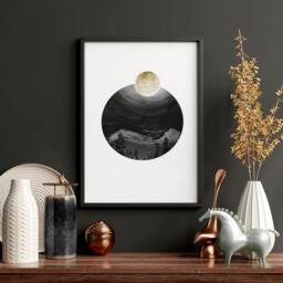 Above Bed Art, Set Of 3 Calming Watercolour Zen Wall Office Decor, Minimalist Gallery Wall, Home Decore, Hangings - thumbnail 3
