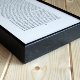 Pride & Prejudice Print - Jane Austen Wall Art No Enjoyment Like Reading Literary Gift Book Lover Bookworm Books - thumbnail 3
