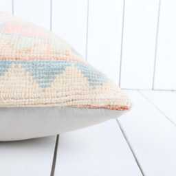 16x16 Turkish Kilim Pillow Vintage Bohemian Cushion Cover - thumbnail 4