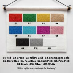 Mulled Wine Club Glittery Christmas Wall Banner Flag Decoration - thumbnail 4