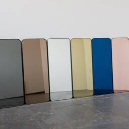 Quadris??? Rectangular Modern Mirror With White Frame, Customisable - thumbnail 4
