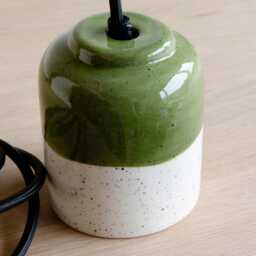 Pendant Lamp - Speckles Forest Handmade Ceramic - thumbnail 2