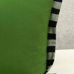 Cushion Made Of Softshell, Olive Green Or Wool Fabric in Petrol - thumbnail 2