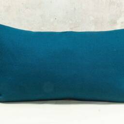 Cushion Made Of Softshell, Olive Green Or Wool Fabric in Petrol - thumbnail 3