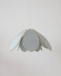 Double Flower Pendant Light - Sage
