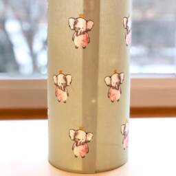 Elephant Lamp, Baby Girl Nursery Light String Lights Luminary, Girls Room Night Light, Shower Decorations - thumbnail 2