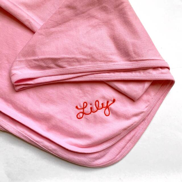 Personalized Baby Blanket, Embroidered Newborn Gift, Custom Blanket With Name, New Keepsake Chainstitch Embroidery - image 1