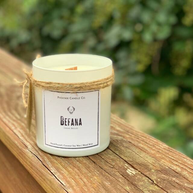 Befana - Creme Brulee, Caramlized Sugar, Custard, Caramel Scent All Natural Soy Candle, Wood Wick, Eco-Friendly - image 1