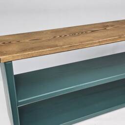 Handmade Solid Wood Shoe Rack Bench & Coat Set - Entryway Organizer - thumbnail 4
