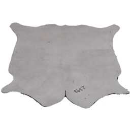 Black & White Cowhide Rug Small Natural Hair-On Leather - 41x40 Inches - thumbnail 3