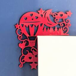 Hot Air Balloon Door Corner Decoration, Nursery Room D??cor, Toddler Christmas Gift For Her, New Baby Shower Idea From Godparent Him - thumbnail 2