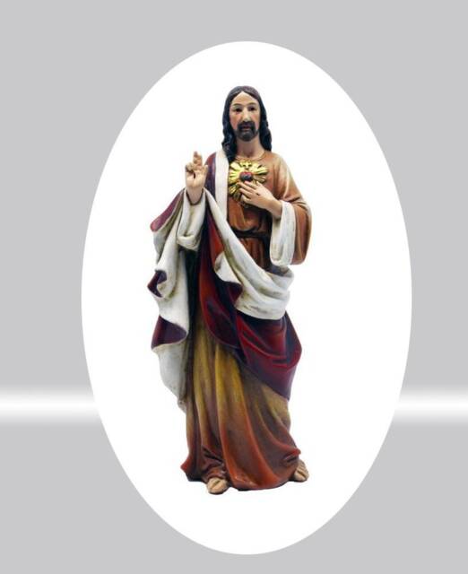 Sacro Cuore Di Ges?? Realizzato in Pasta Legno