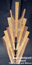 Sculpture Walking The Path, Turned Wood, Lathe Sculpted Artwork, Wall Hanging, Art, Wood Art - thumbnail 1