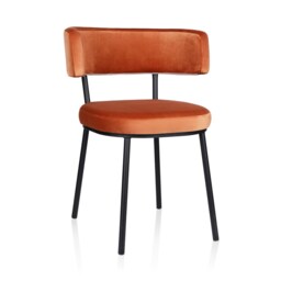 Dining Chair Geofrey With Metal Legs - thumbnail 3