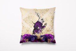 Alice in Wonderland Cushion Velvet 18 - thumbnail 1