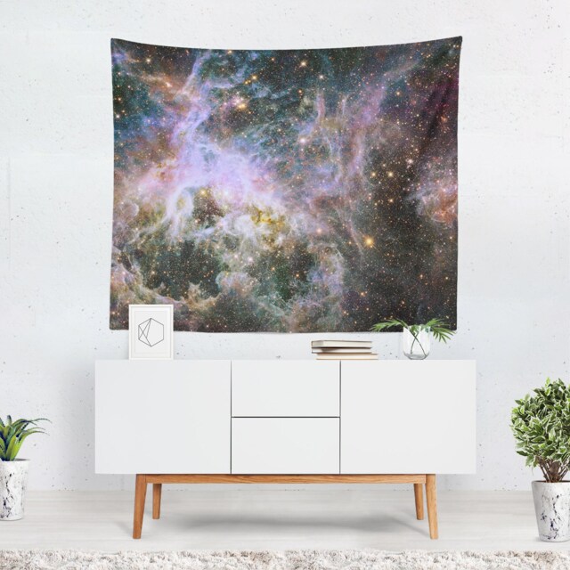 Cosmic Tarantula Nebula Tapestry, Space Photo Wall Art - image 1