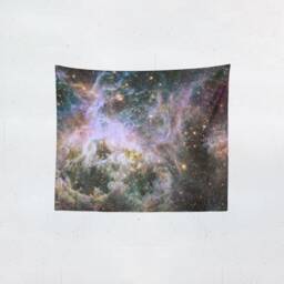 Cosmic Tarantula Nebula Tapestry, Space Photo Wall Art - thumbnail 2