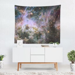 Cosmic Tarantula Nebula Tapestry, Space Photo Wall Art - thumbnail 1