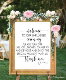 Wedding Welcome Ceremony -Vinyl Wall Decal - Quotes - Decal-Words For The Wall - Home Decor - Family Quotes - thumbnail 1
