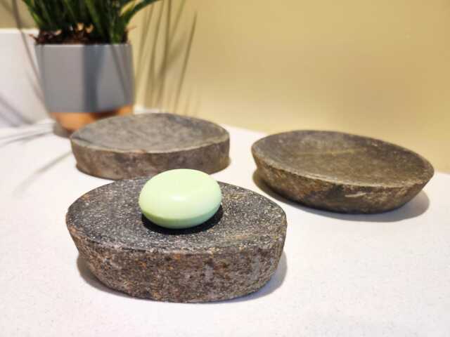 River Stone Soap Dish in 3 Sizes - image 1