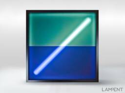 Alteray - Geometric Abstract Light Art Wall Lamp Led Light Box Frosted Plexiglass Luminaire