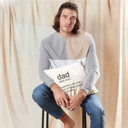 Personalised Dad Cushion Pillow, Dictionary Definition Cover, Fathers Day Gift, Gifts For Dad, Funny Cover Only - thumbnail 2