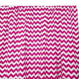 Chevron Cotton Curtain Panel 58 Inch Wide/Window D??cor Backdrop Classroom Bedroom Cabin Hotel Guest Room Curtains - thumbnail 3