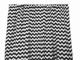 Chevron Cotton Curtain Panel 58 Inch Wide/Window D??cor Backdrop Classroom Bedroom Cabin Hotel Guest Room Curtains