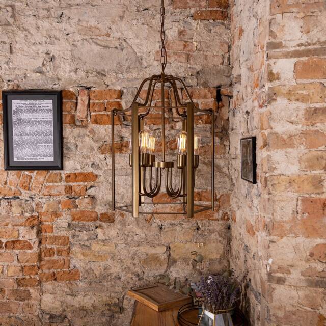 Portroe Indoor Hanging Pendant Lantern, 4-6 Light - image 1