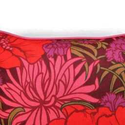 Heals Braganza Poppy Cushion Cover Mid-Century Modern Floral Pillow - thumbnail 3