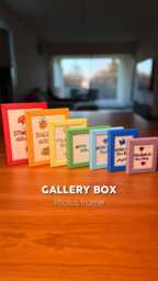 Magnetic Photo Frame With Hidden Storage, Picture Frame, Memory Gift - thumbnail 1