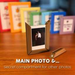 Magnetic Photo Frame With Hidden Storage, Picture Frame, Memory Gift - thumbnail 2