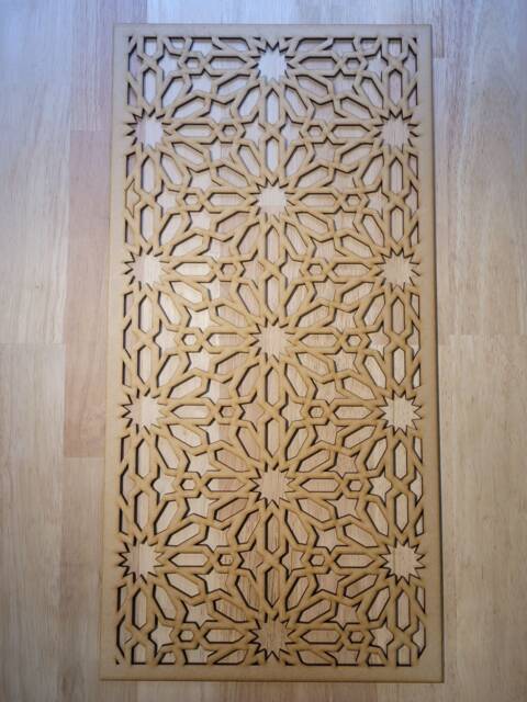 Georgian Flower Radiator Screen Laser Cut Mdf Panel, Home Decor 0042 - image 1