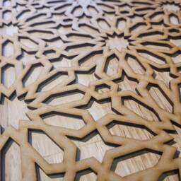 Georgian Flower Radiator Screen Laser Cut Mdf Panel, Home Decor 0042 - thumbnail 2