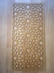 Georgian Flower Radiator Screen Laser Cut Mdf Panel, Home Decor 0042 - thumbnail 1