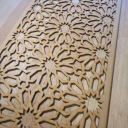 Georgian Flower Radiator Screen Laser Cut Mdf Panel, Home Decor 0042 - thumbnail 3