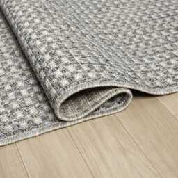 Gray Beige Sisal Rug - Indoor Outdoor Non-Shedding Flatweave Carpet - thumbnail 2