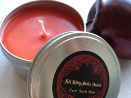 Red Riding Hood's Basket Strong Scented Apple 8 Oz Soy Candle Tin