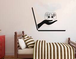 Gamer Controller Vinyl Wall Decal Gaming Room Decor 2880 - thumbnail 1