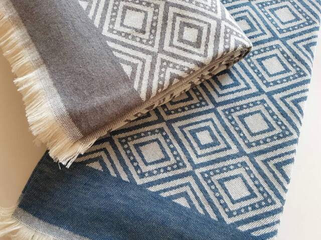 Beach Towel - Festival Throw Ornament Fouta Sarong Woven Cotton Camping Daily Bath Yoga - image 1