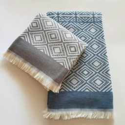Beach Towel - Festival Throw Ornament Fouta Sarong Woven Cotton Camping Daily Bath Yoga - thumbnail 2