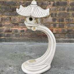 Large Concrete Pagoda Statue Zen Garden Sculpture Stone Lantern Decor Asian Temple Ornament Handmade Cement Art Meditation Gift - thumbnail 3