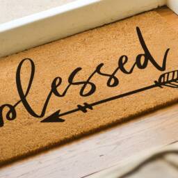 Blessed Arrow Doormat - Seasonal Coir Mat Fall Decor For New Homeowners Housewarming Gift Porch - thumbnail 2